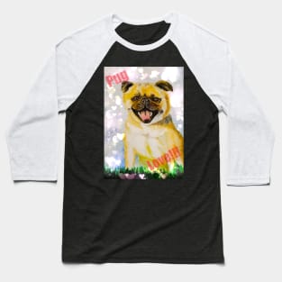 Pug Love Baseball T-Shirt